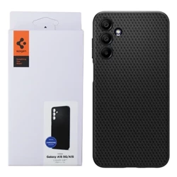 Etui na telefon Samsung Galaxy A15/ A15 5G Spigen Liquid Air silikonowe - czarne (Matte Black)