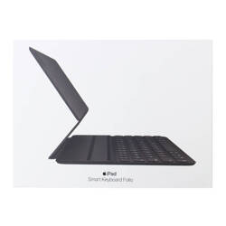 Etui z klawiaturą Apple iPad Pro 12.9" gen. 3/ 4/ 5/ 6 Smart Keyboard Folio (układ ukraiński) - czarne
