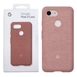 Google Pixel 3 etui Fabric Case GA00492 - różowy (Pink Moon)
