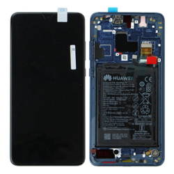 Huawei Mate 20 wyświetlacz LCD z ramką i baterią - ciemnoniebieski (Midnight Blue)