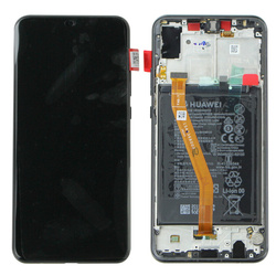 Huawei Nova 3 wyświetlacz LCD z ramką i baterią - czarny
