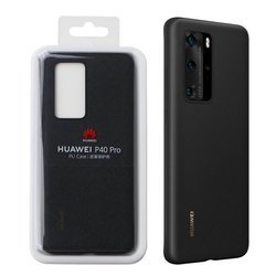 Huawei P40 Pro plastikowe etui PU Case 51993787 - czarne