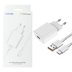 Ładowarka sieciowa VIVO FastCharge + kabel USB-C - 33W