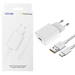 Ładowarka sieciowa VIVO FastCharge + kabel USB-C - 44W