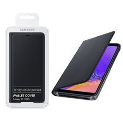 Samsung Galaxy A7 2018 etui Wallet Cover EF-WA750PBEGWW - czarny