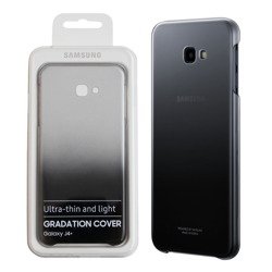 Samsung Galaxy J4 Plus 2018 etui Gradation Cover EF-AJ415CBEGWW - półprzezroczysty czarny