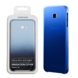 Samsung Galaxy J4 Plus 2018 etui Gradation Cover EF-AJ415CLEGWW - półprzezroczysty niebieski