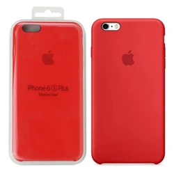 Silikonowe etui Apple iPhone 6 Plus/ 6s Plus Silicone Case - czerwone (Red)