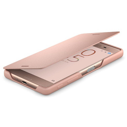 Sony Xperia X pokrowiec Style Cover Flip SCR52 - różowy (Rose Gold)